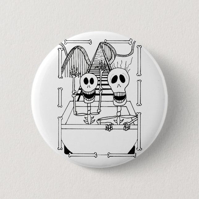 Badge Rond 5 Cm Esquisses mignonnes sur le Dessous de verre à roul (Devant)