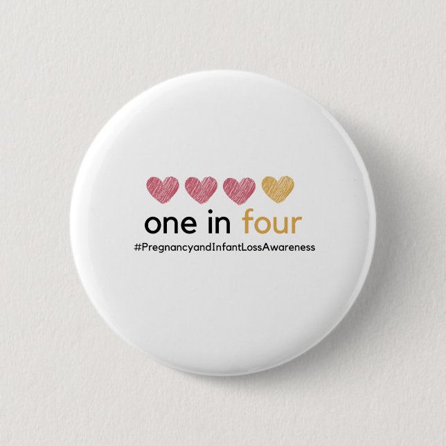 Badge Rond 5 Cm essayer de concevoir une conscience de l'infertili (Devant)