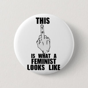 Badge Rond 5 Cm Est c'à ce qu'un féministe ressemble
