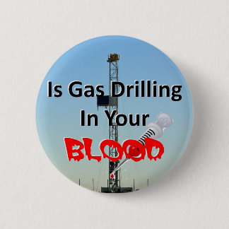 Badge Rond 5 Cm Est le gaz dans votre sang