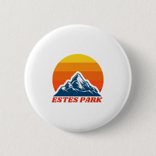 Badge Rond 5 Cm Estes Park, Colorado
