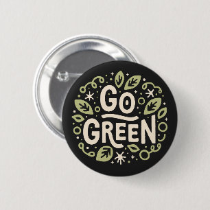 Badge Rond 5 Cm esthétique écologique devenez écolo