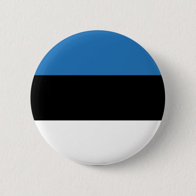 Badge Rond 5 Cm Estonie (Devant)