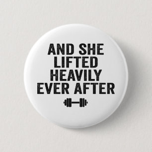 Badge Rond 5 Cm Et elle a soulevé lourdement depuis lors Funny Fit