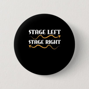 Badge Rond 5 Cm Étape Acteur Étape Gauche Droite