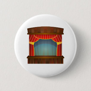 Badge Rond 5 Cm Étape de théâtre