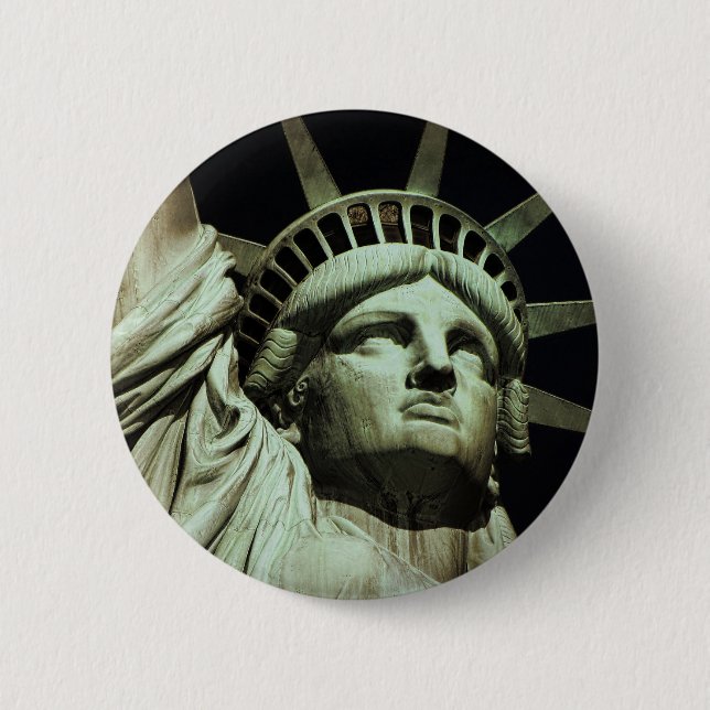 Badge Rond 5 Cm État de la liberté (Devant)