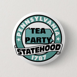 BADGE ROND 5 CM ÉTAT DE THÉ DE LA PENNSYLVANIE