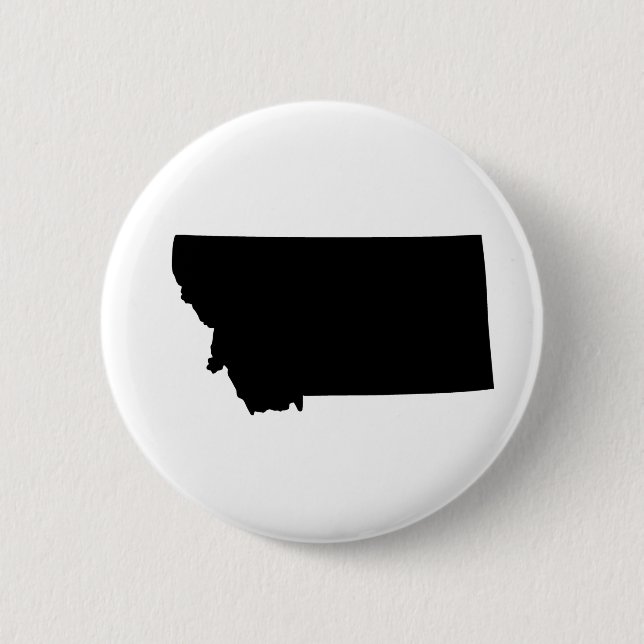 Badge Rond 5 Cm État du Montana américain (Devant)