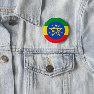 Badge Rond 5 Cm Ethiopia
