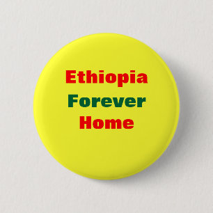 Badge Rond 5 Cm Ethiopie à jamais