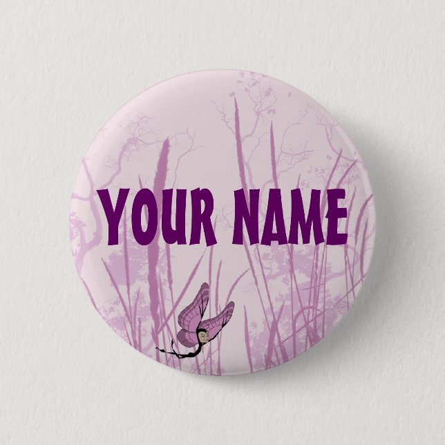 Badge Rond 5 Cm Étiquette nommée de nature (Devant)