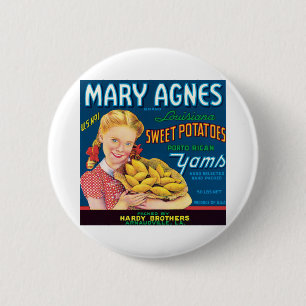 Badge Rond 5 Cm Étiquette vintage de produit alimentaire de