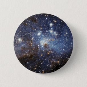 Badge Rond 5 Cm Étoile de la main gauche 95 formant la NASA de