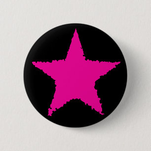 Badge Rond 5 Cm Étoile de roses indien