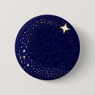 Badge Rond 5 Cm Étoile de tir