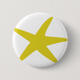 Badge Rond 5 Cm étoile jaune