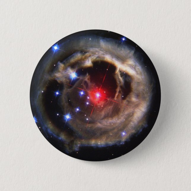 Badge Rond 5 Cm Étoile rouge (Devant)