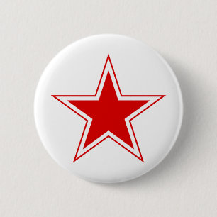 Badge Rond 5 Cm Étoile rouge russe