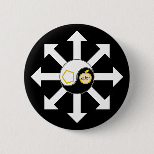Badge Rond 5 Cm Étoile sacrée de Chao