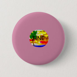 Badge Rond 5 Cm étoile tree_FINE DAY