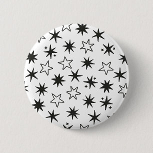 Badge Rond 5 Cm Étoiles