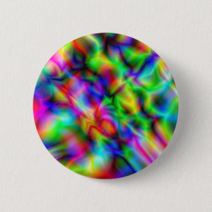 Badge Rond 5 Cm Étoiles de Noël