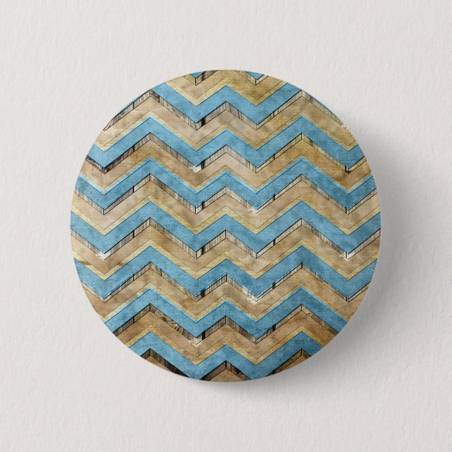 Badge Rond 5 Cm Étonnant cool chevron zigzag motif (Devant)