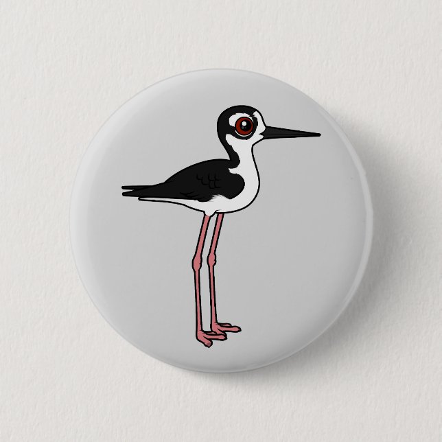 Badge Rond 5 Cm Étouffe à cou noir (Devant)