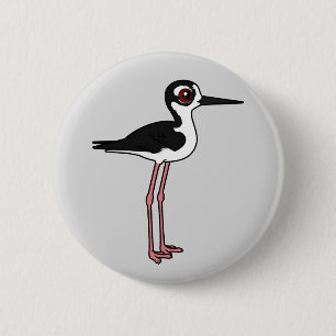 Badge Rond 5 Cm Étouffe à cou noir