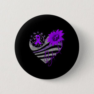 Badge Rond 5 Cm Être en nature Surdose Sensibilisation Sunflower R