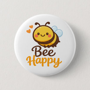 Badge Rond 5 Cm Être Heureux