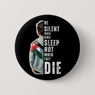 BADGE ROND 5 CM ÊTRE SILENCIEUX