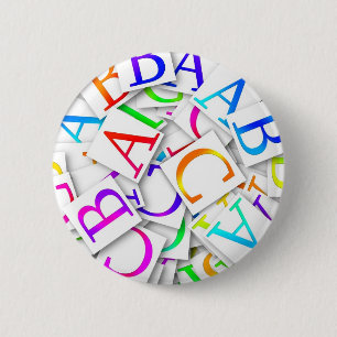 Badge Rond 5 Cm Étude de votre ABCs
