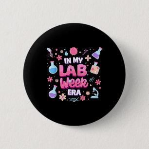 Badge Rond 5 Cm Étudiant De Laboratoire 2025 À L'Ère De Ma Semaine