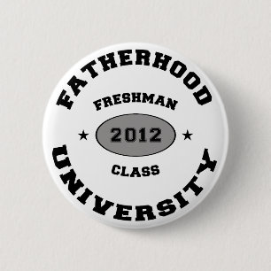 Badge Rond 5 Cm Étudiant de première année 2012 de paternité