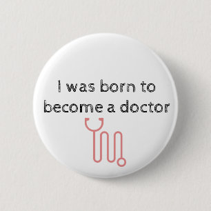 Badge Rond 5 Cm étudiant en médecine