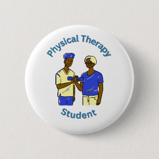 Badge Rond 5 Cm Étudiant en physiothérapie