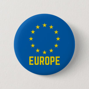 Badge Rond 5 Cm Europe