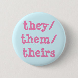 Badge Rond 5 Cm Eux/eux/leur bouton