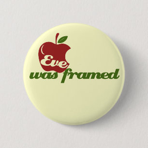 Badge Rond 5 Cm Eve a été encadrée