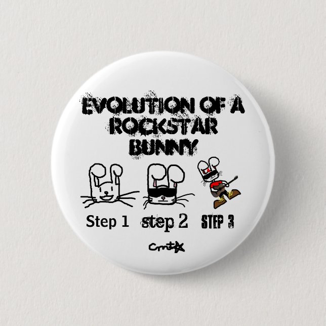 Badge Rond 5 Cm Évolution (Devant)