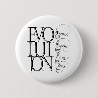 Badge Rond 5 Cm Évolution (blanche)