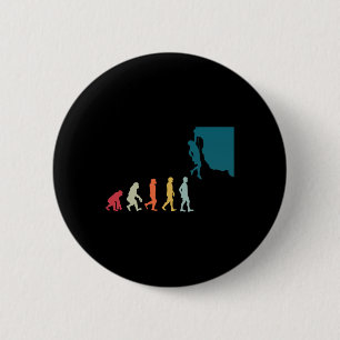 Badge Rond 5 Cm Évolution d'alpiniste escalade