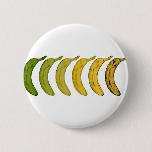 Badge Rond 5 Cm Évolution de banane