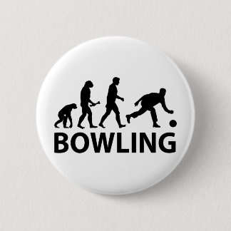 Badge Rond 5 Cm Évolution de bowling
