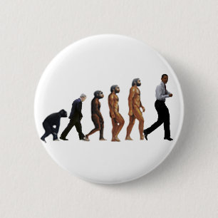 Badge Rond 5 Cm Évolution d'Obama
