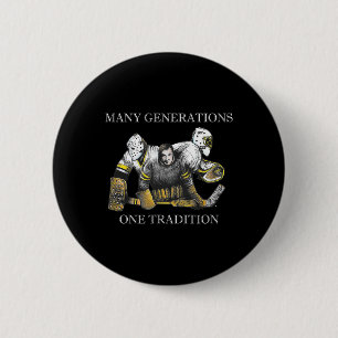 Badge Rond 5 Cm Évolution du patrimoine des gardiens de but de hoc