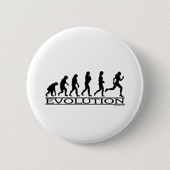 Badge Rond 5 Cm Évolution - fonctionnement femelle (Devant)