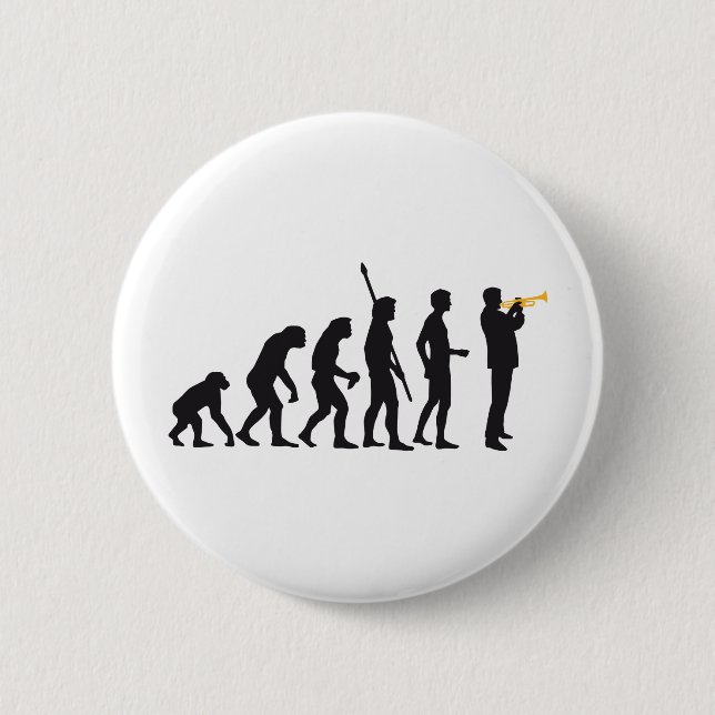 Badge Rond 5 Cm évolution trumpet plus player (Devant)